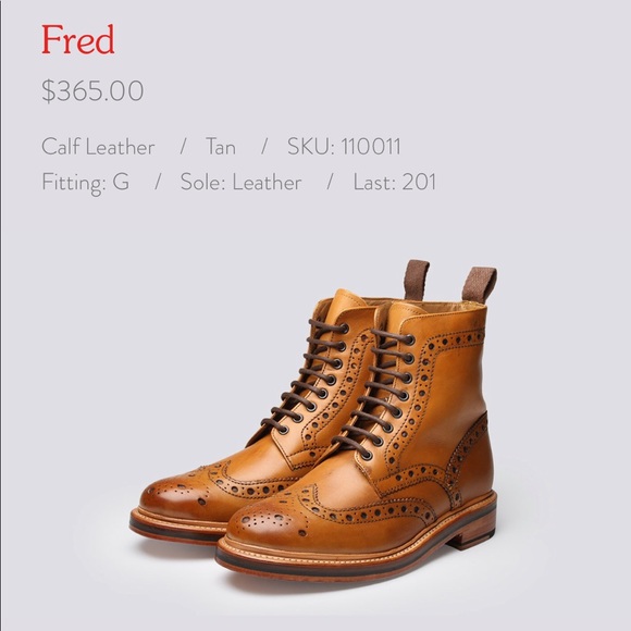 Grenson 'Fred' Brogue Boot - Picture 6 of 6